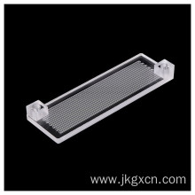 Frit-fused quart flow cells